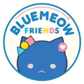 Bluemeow Friends Logo